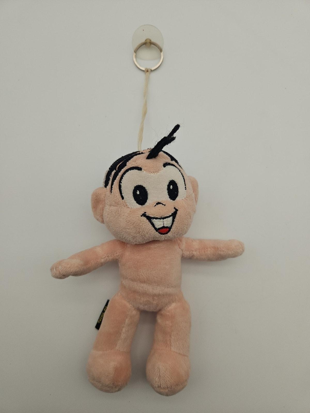 Turma Da Monica Girl Doll Plush 8 Inch 2012 Stuffed Toy Key Chain