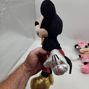 Ty Sparkle Mickey Mouse Plush 14" Disney & Disney Parks Princess Minnie Mouse image 4