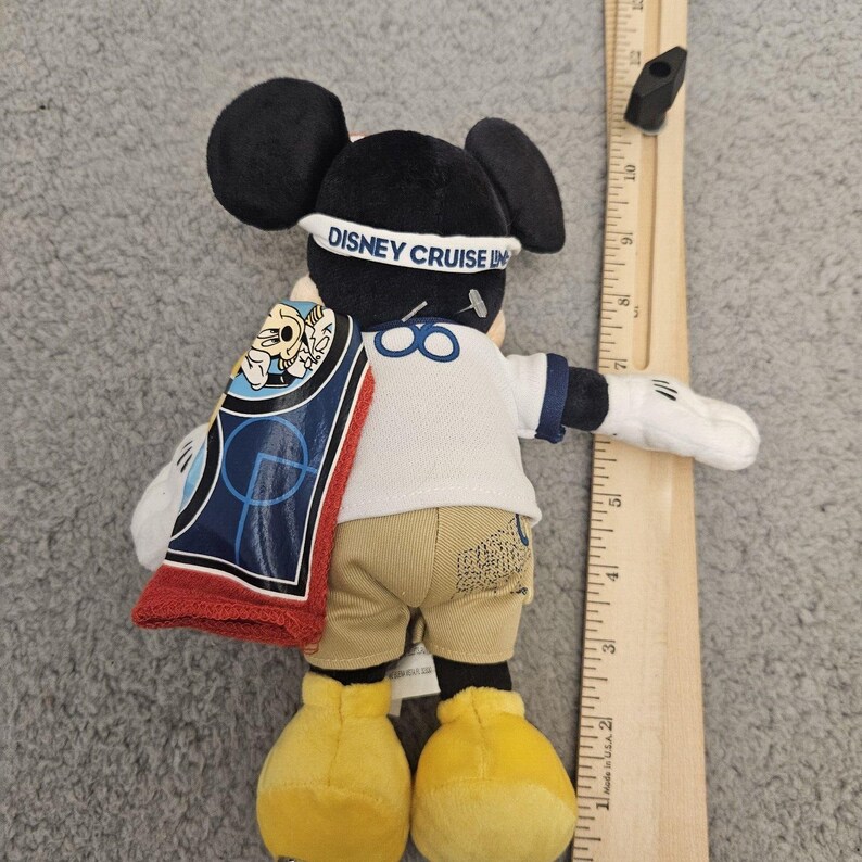 LOT OF 3 - Disney Cruise Line Mickey Mouse Plush Stuffed Minnie Pluto 9" 2006 Bild 10