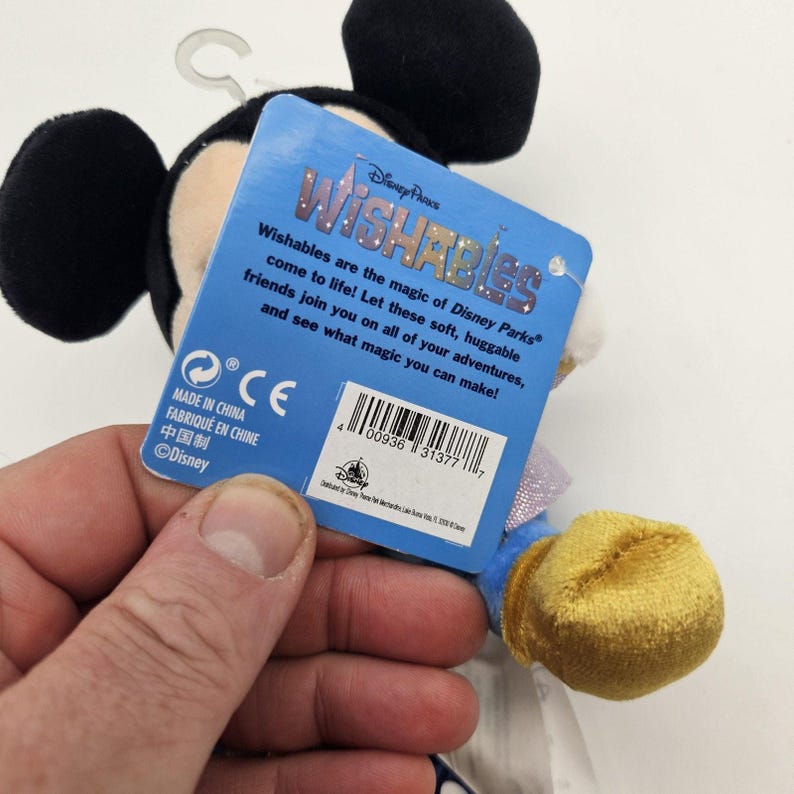 Disney Parks Wishables Mickey Minnie Mouse Plush Set 50th Anniversary Limited image 11