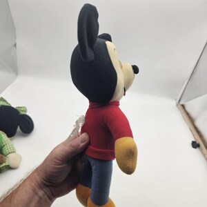 Vintage 1978 Knickerbocker Walt Disney Mickey Mouse Club & Minnie Plush Dolls image 17