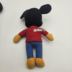Vintage 1978 Knickerbocker Walt Disney Mickey Mouse Club & Minnie Plush Dolls image 16
