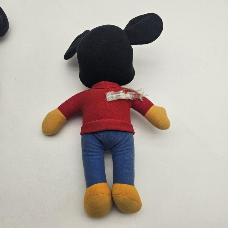Vintage 1978 Knickerbocker Walt Disney Mickey Mouse Club & Minnie Plush Dolls image 16
