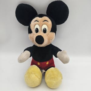 Disney Mickey Mouse Plush Stuffed Animal Disneyland Walt Disney World Red Shorts image 1