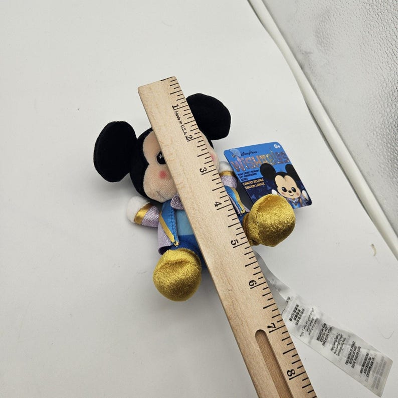Disney Parks Wishables Mickey Minnie Mouse Plush Set 50th Anniversary Limited image 13