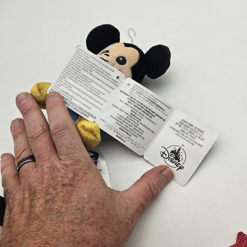 Disney Parks Wishables Mickey Minnie Mouse Plush Set 50th Anniversary Limited image 12