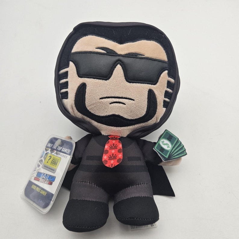 Roblox Jailbreak Boss Pass Gamer Plush Toy Jazwares DevSeries 6+ Exclusive Code image 1