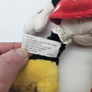 Disney Parks Minnie Mouse Plush Stuffed Animal Red Polka Dot Dress Bow Toy WDW image 4
