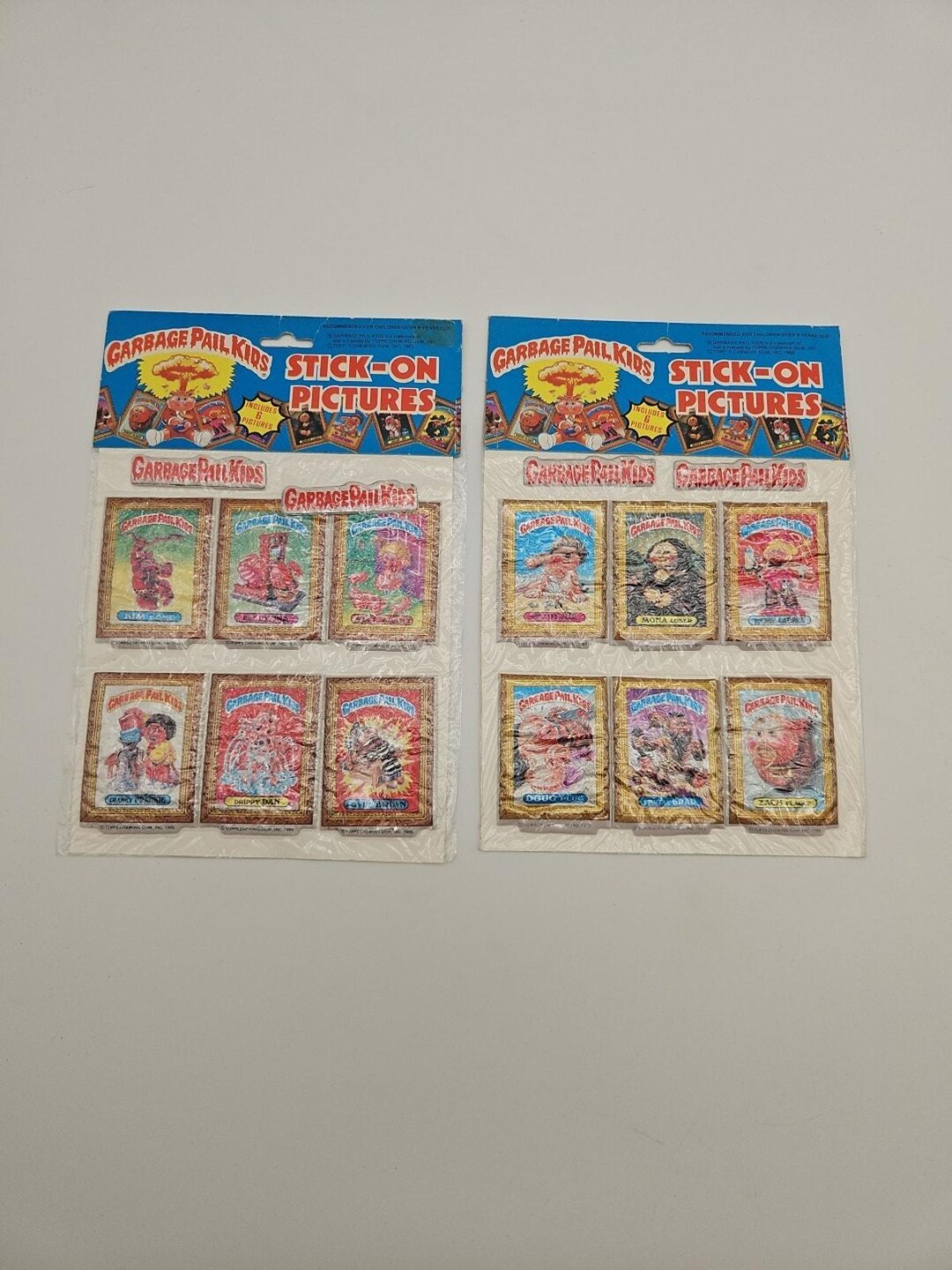Garbage Pail Kids Puffy Stickers 1986 Lot of 2 - Etsy