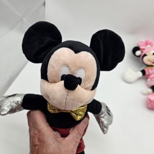 Ty Sparkle Mickey Mouse Plush 14" Disney & Disney Parks Princess Minnie Mouse image 3