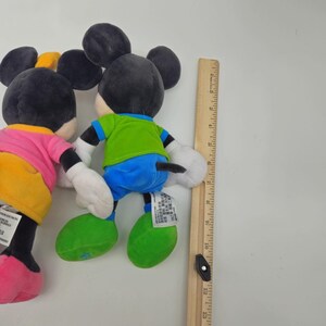 Lote de peluches de Mickey y Minnie Mouse de Disney Animal Kingdom imagen 9
