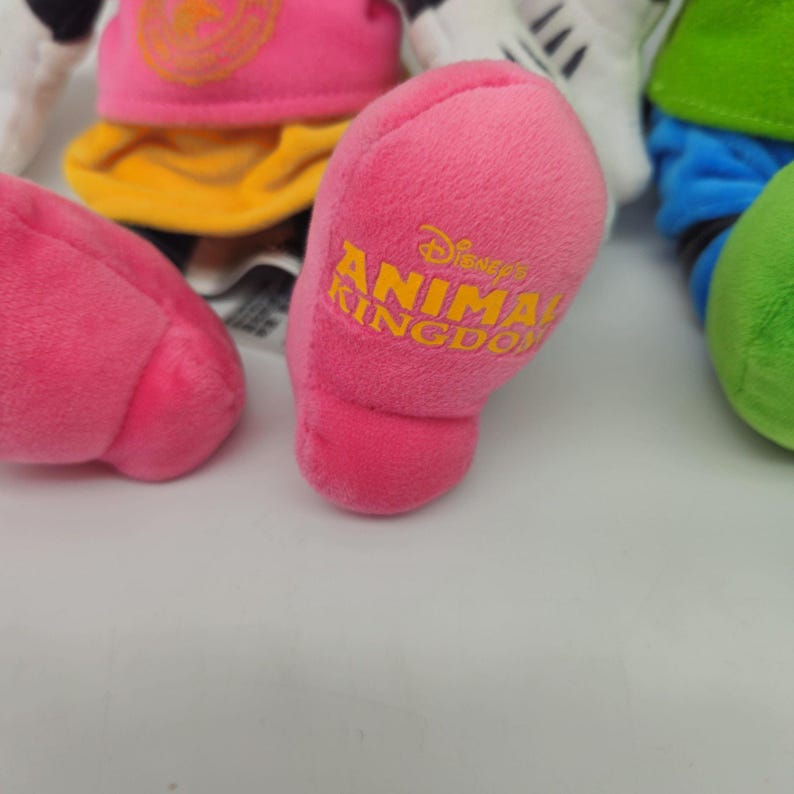 Lote de peluches de Mickey y Minnie Mouse de Disney Animal Kingdom imagen 3