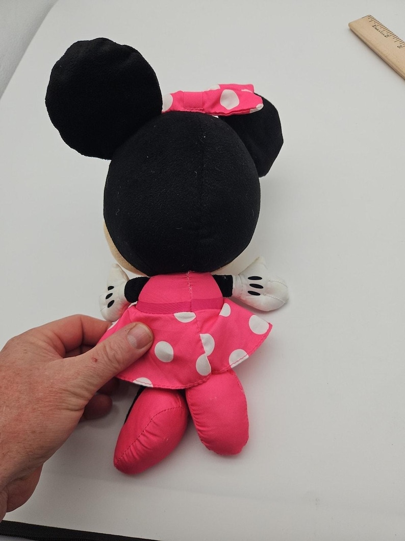 Fisher Price Minnie Mouse Plush Small Disney Stuffed Animal 2013 10" image 4