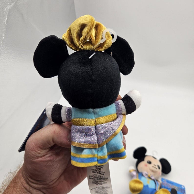 Disney Parks Wishables Mickey Minnie Mouse Plush Set 50th Anniversary Limited image 4