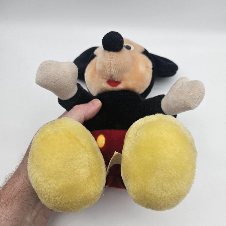 Disney Mickey Mouse Plush Stuffed Animal Disneyland Walt Disney World Red Shorts image 3
