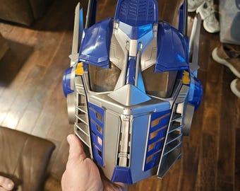 Transformers Optimus Prime Voice Changer Electronic Mask Cosplay 2006 SEE VIDEO