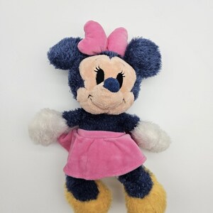 Disney Minnie Mouse Plush Stuffed Blue Soft Toy Parks Exclusive image 1