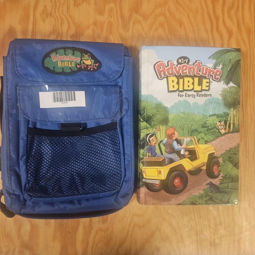 Nirv Adventure Bible for Early Readers Hardcover W/ Blue Bible