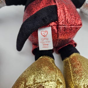 Ty Sparkle Mickey Mouse Plush 14" Disney & Disney Parks Princess Minnie Mouse image 7