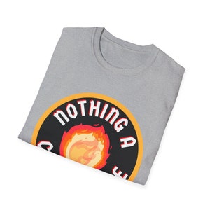 Nothing a Fireball Can't Solve DnD Unisex Softstyle T-Shirt image 9