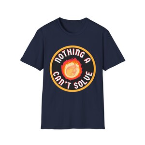 Nothing a Fireball Can't Solve DnD Unisex Softstyle T-Shirt image 1