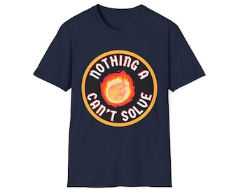 Nothing a Fireball Can't Solve DnD Unisex Softstyle T-Shirt