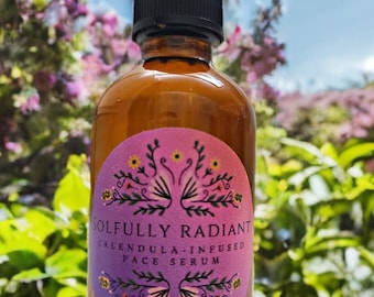 Calendula Face Serum for Sensitive Skin(w/ organic ingredients)