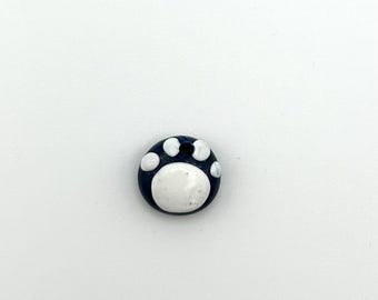 ONE Handmade Paw Print Charm Nittany Lion navy blue and white We Are