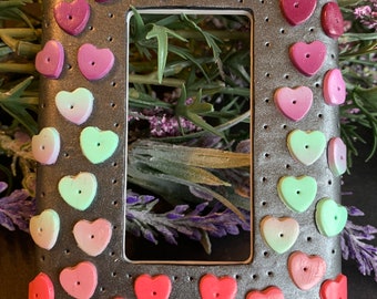 Cascading Hearts Ombré Slide Switch Plate Cover