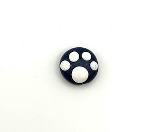 ONE Handmade Paw Print Bead Nittany Lion navy blue and white We Are