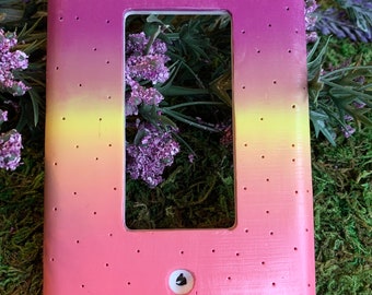 Sunset Tones Ombré Slide Switch Plate Cover