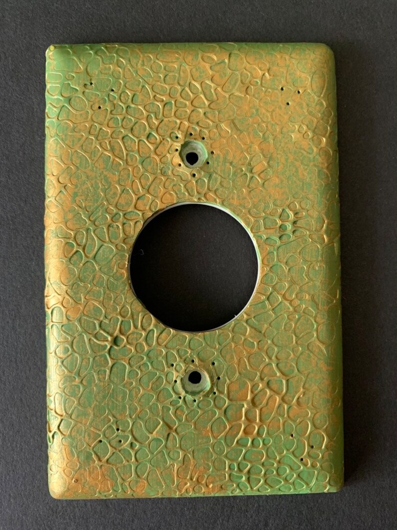 Textured Antiqued Switch Plate Cover image 1