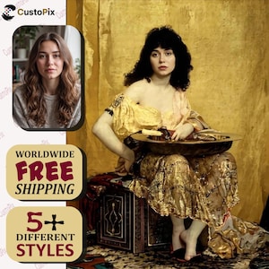 What We Do in the Shadows, Nadja portrait, Multiple Human Portrait, Custom Human Portrait, Royal Couple portrait, WWDITS CPS017