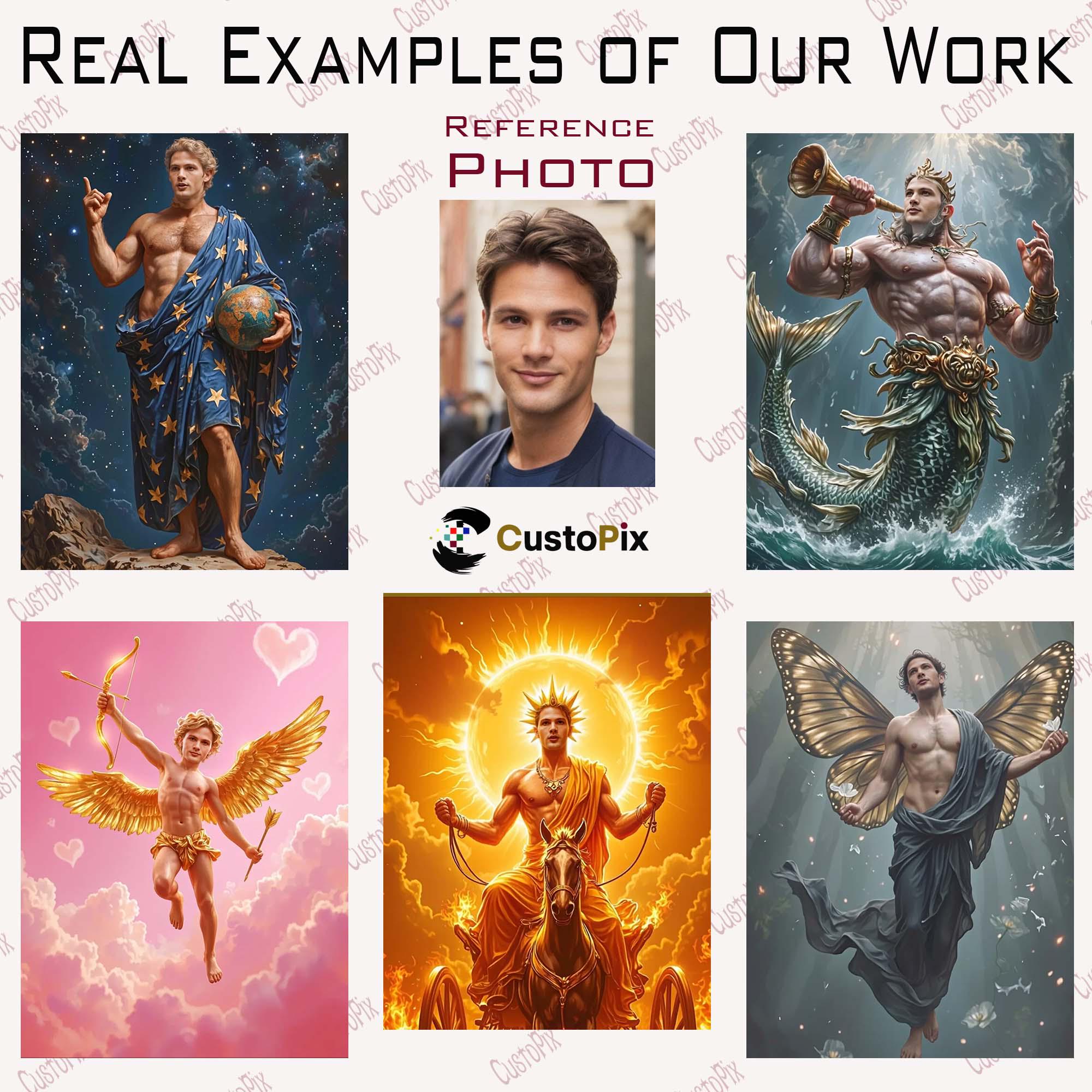 CPM016 Custom Greek God Portraits – Realistic Mythological Art ...