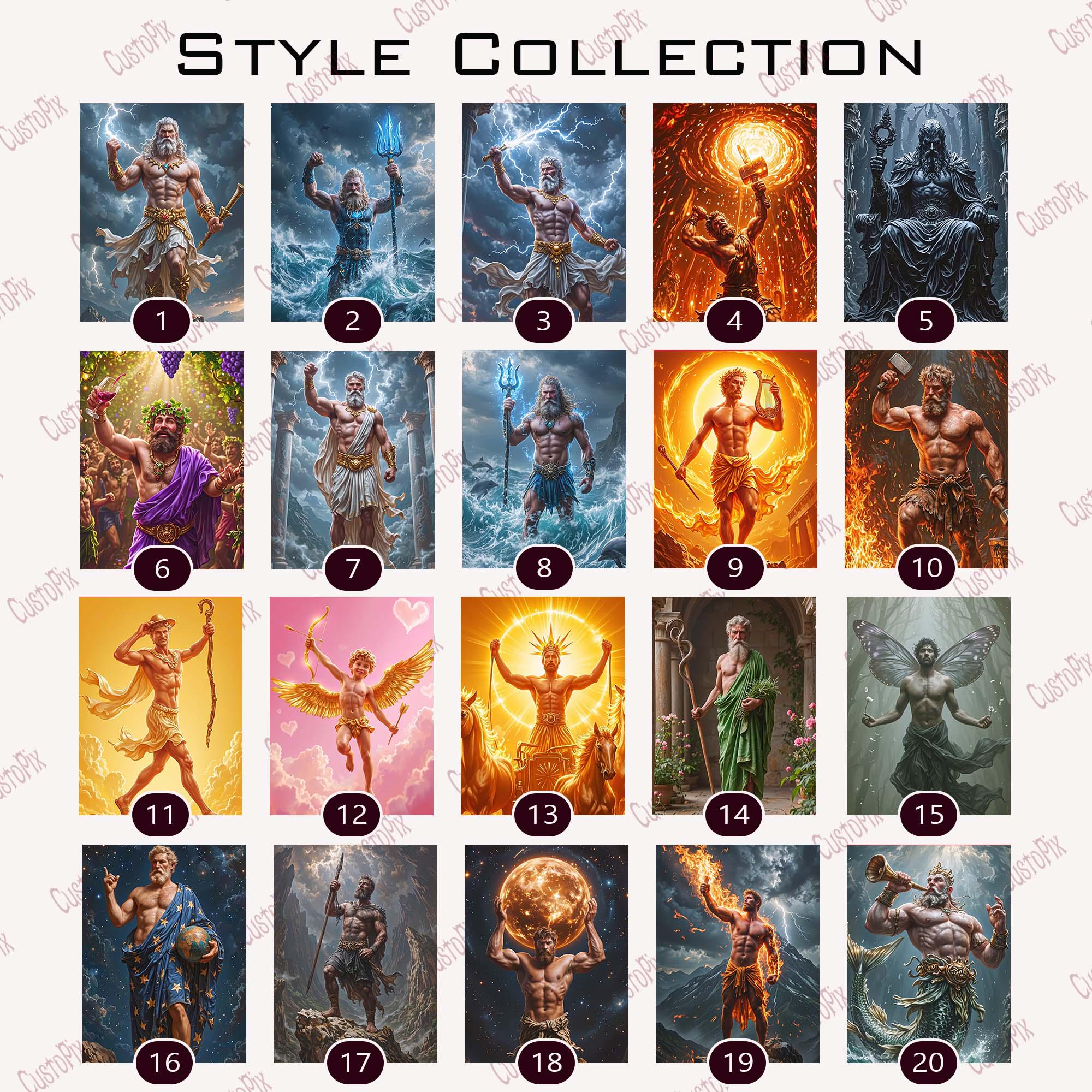 CPM016 Custom Greek God Portraits – Realistic Mythological Art ...