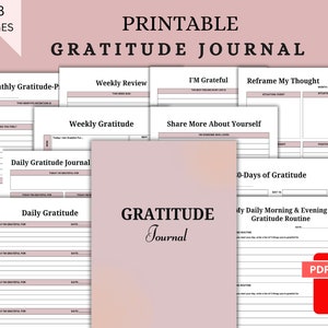 Digital Gratitude Journal | Daily Gratitude Journal for iPad | Digital Journal | Mental Health, Self Care & Mindfulness Journal pdf