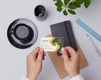 Custom Business Cards | Premade business card | Contact card design | Floral business card Instant Download