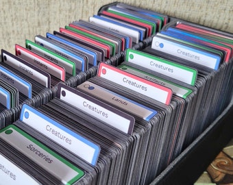 Sort MTG by Expansion Sets | Trading Card Dividers w/ FREE Labels