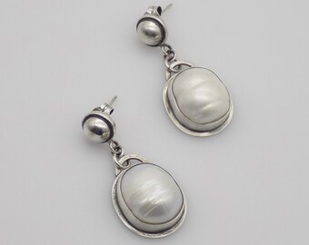 Wynn Earrings - Pearls Sterling Silver Earrings