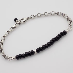Megan Bracelet - Trade Bead and Sterling Silver