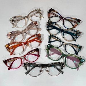 Let Me Custom Hand Embellish Your Prescription Readers or Sunnies