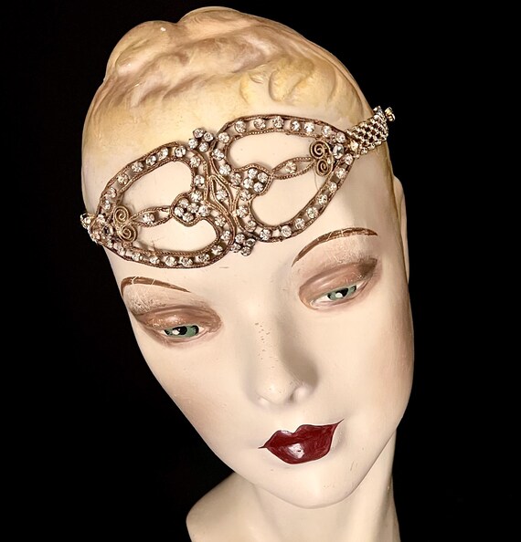 Stunning Antique Edwardian Paste, 1920s Flapper Rhinestone 