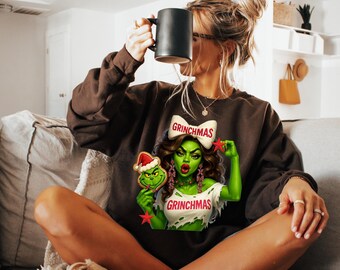 Grinchmas Girl Shirt, Funny Grinch Christmas Tee