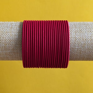 12 metallarmband - Röda | Rosa | Rödbrunt | Tallgrönt | Mehndi | Krämfärgade | Ljusrosa | Gula | Turkos