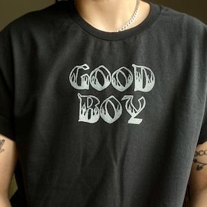 Good Boy Block-Printed Shirt | Queer Made Apparel