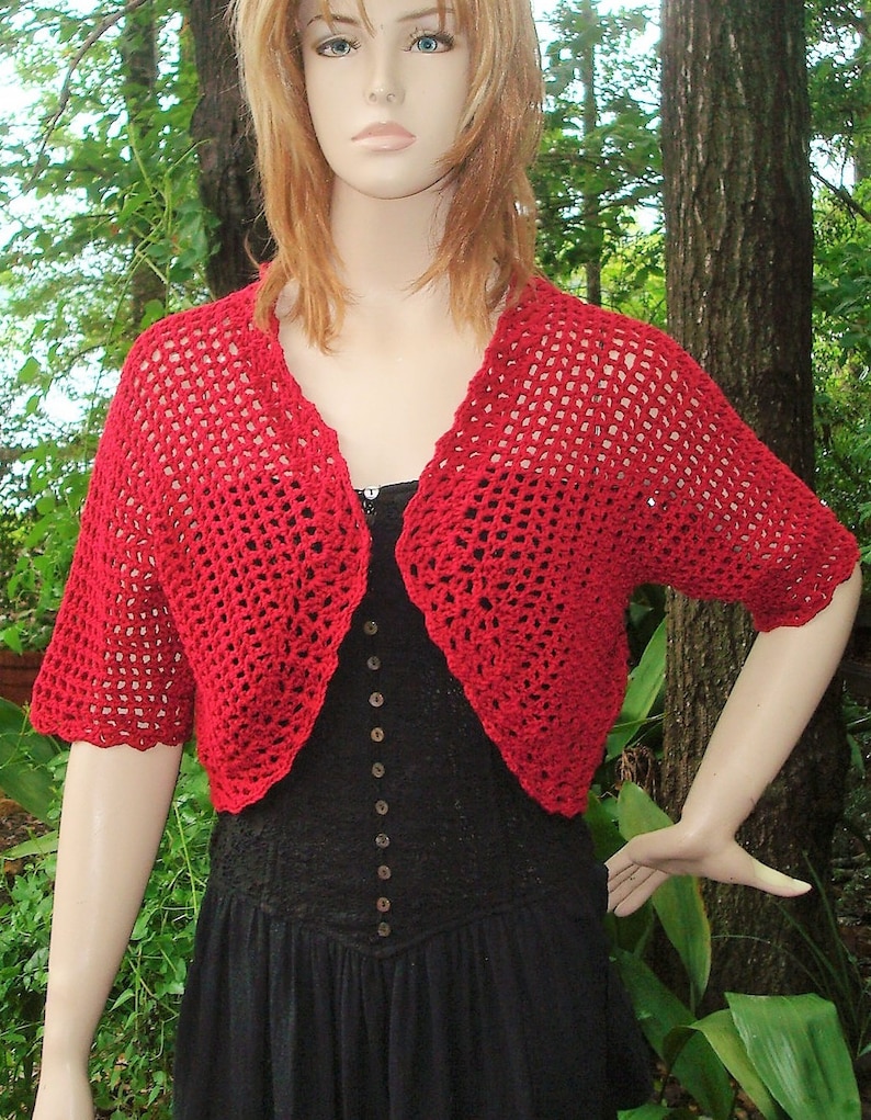 Вариант детского болеро крючком