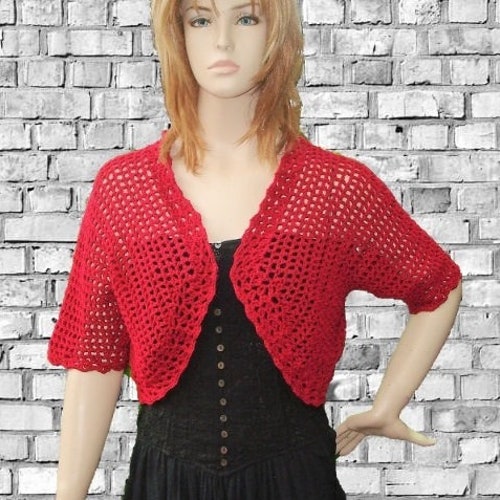 Short Sleeve Bolero Crochet Pattern 