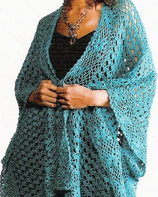 Indispensable Ruana Crochet Pattern, PDF, Digital, DIY, Cape, Poncho ...