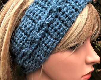 2 elegantes patrones de crochet para diademas trenzadas y calentadores de orejas para niños y adultos: ¡diseño rápido y fácil!