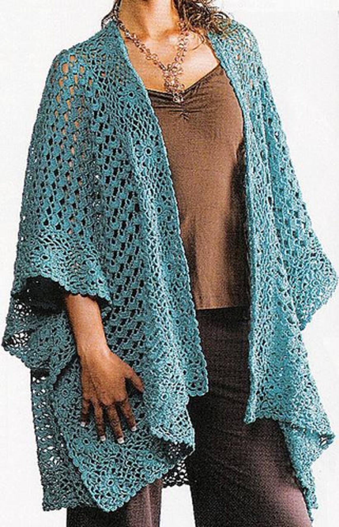 Indispensable Ruana Crochet Pattern, PDF, Digital, DIY, Cape, Poncho ...